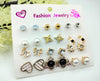 Alloy earing pack of 12