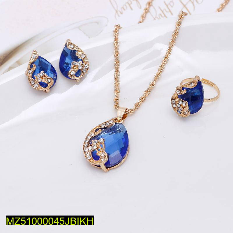 Blue stone set