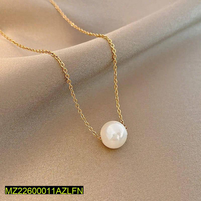 1 piece alloy Gold plated pearl stone pendant