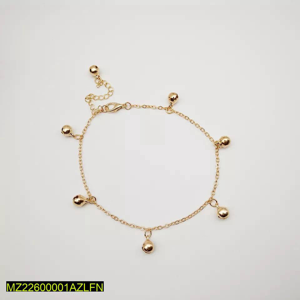 Elegant design anklet golden