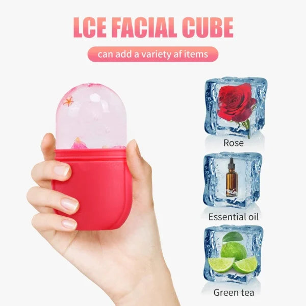 3 In 1 Silicon Face Ice Roller Box Packing