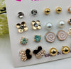 Elegant earring set of 12