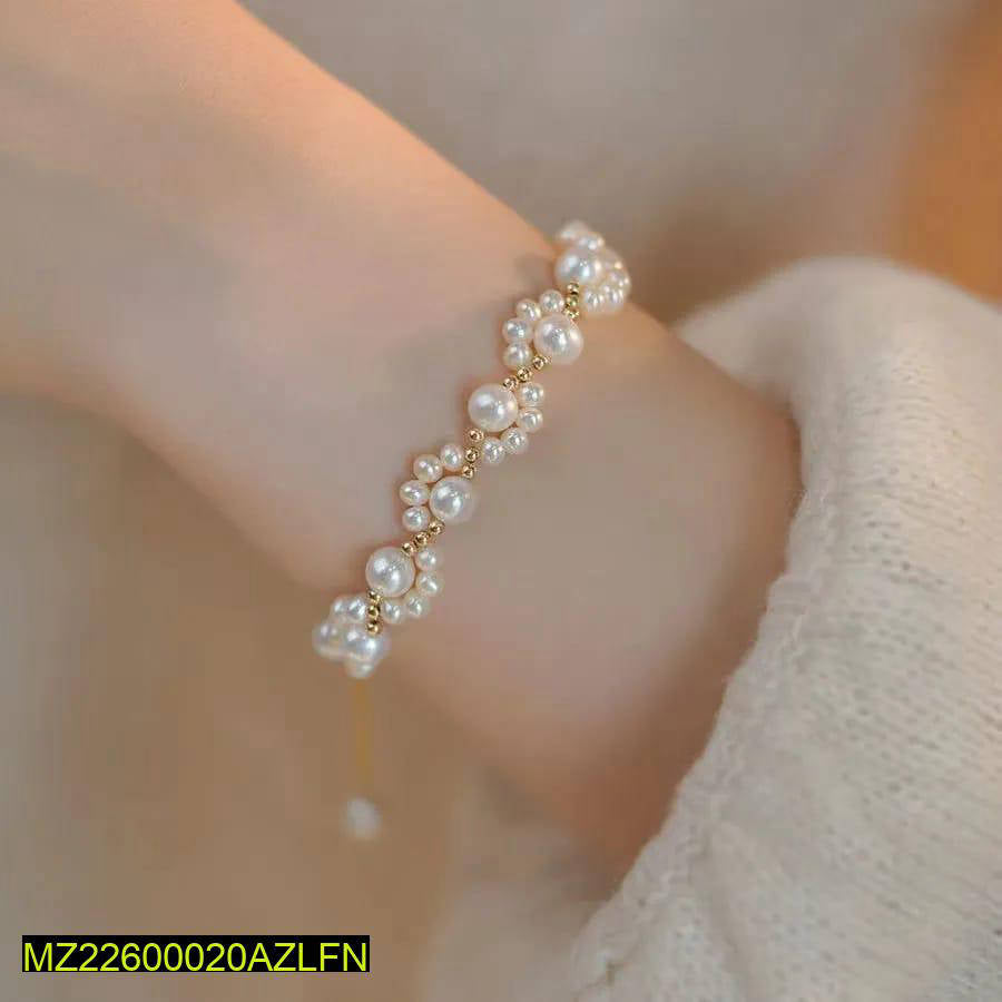 1 pc beautiful pearl stones bracelet