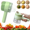 4 in 1 Portable Electric Vegetable Cutter Set Mini Wireless Food Processor Garlic Chili Onion Celery Ginger Meat Garlic Chopper