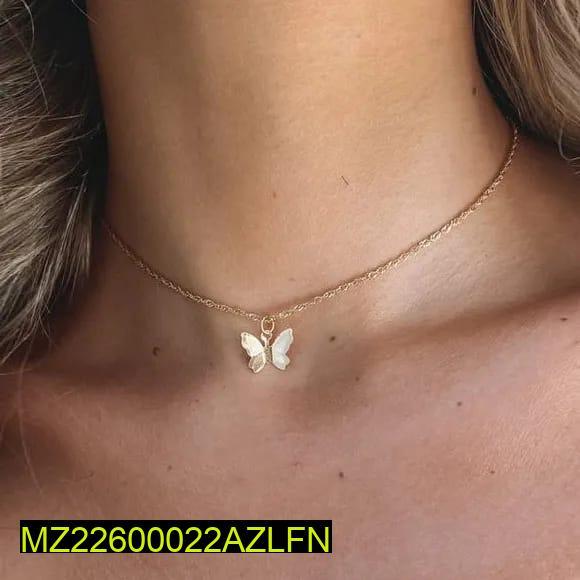 1pc alloy gold plated elegant butterfly design pendant