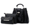 3 Pcs women's leather handbag