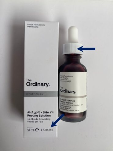 The Ordinary Aha30% + Bha 2% Peeling Solution Us With Batch Code