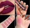 HUDA BEAUTY Matte Lipsticks 5 In 1 Red Brown Nude Pink Maroon Waterproof Long Lasting Creamymatte Lipsticks