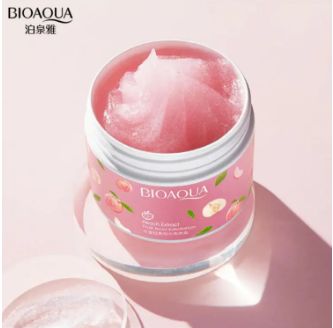 Pack of 2 Bioaqua Rice Gel And Peach Gel Extract Acid Exfoliating Face Gel Cream (140g)