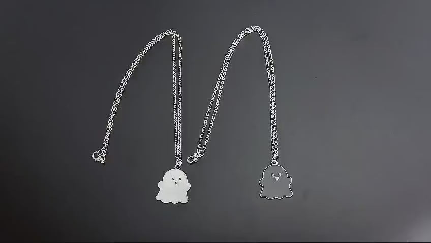 Cute ghost pendant